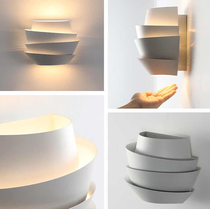 Lumio - Scandinavische - Japandi Wandlamp | Modern Asymmetrisch Design met Warm Licht