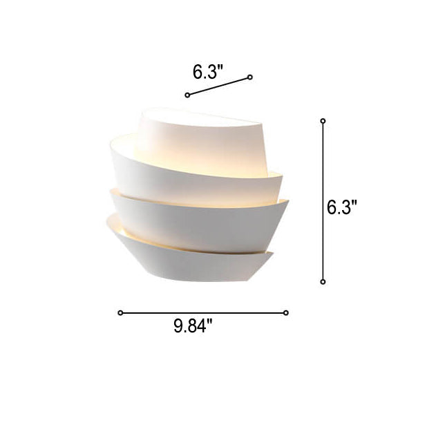 Lumio - Scandinavische - Japandi Wandlamp | Modern Asymmetrisch Design met Warm Licht