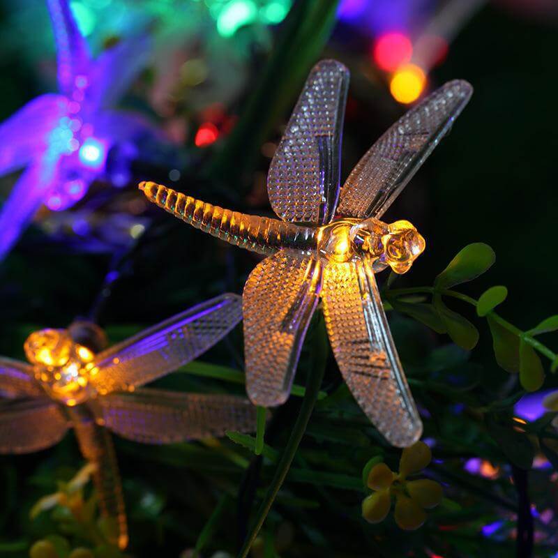 Kleurrijke Solar Slingerlichtjes – 20 tot 200 LED’s, IP44 Waterdicht