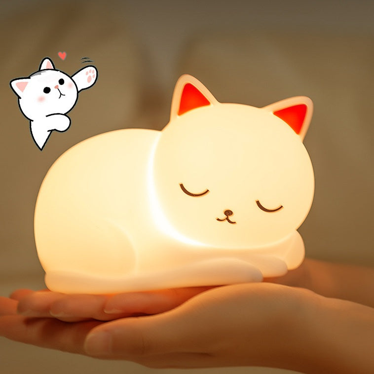 Lumio - Katten Nachtlamp van Siliconen