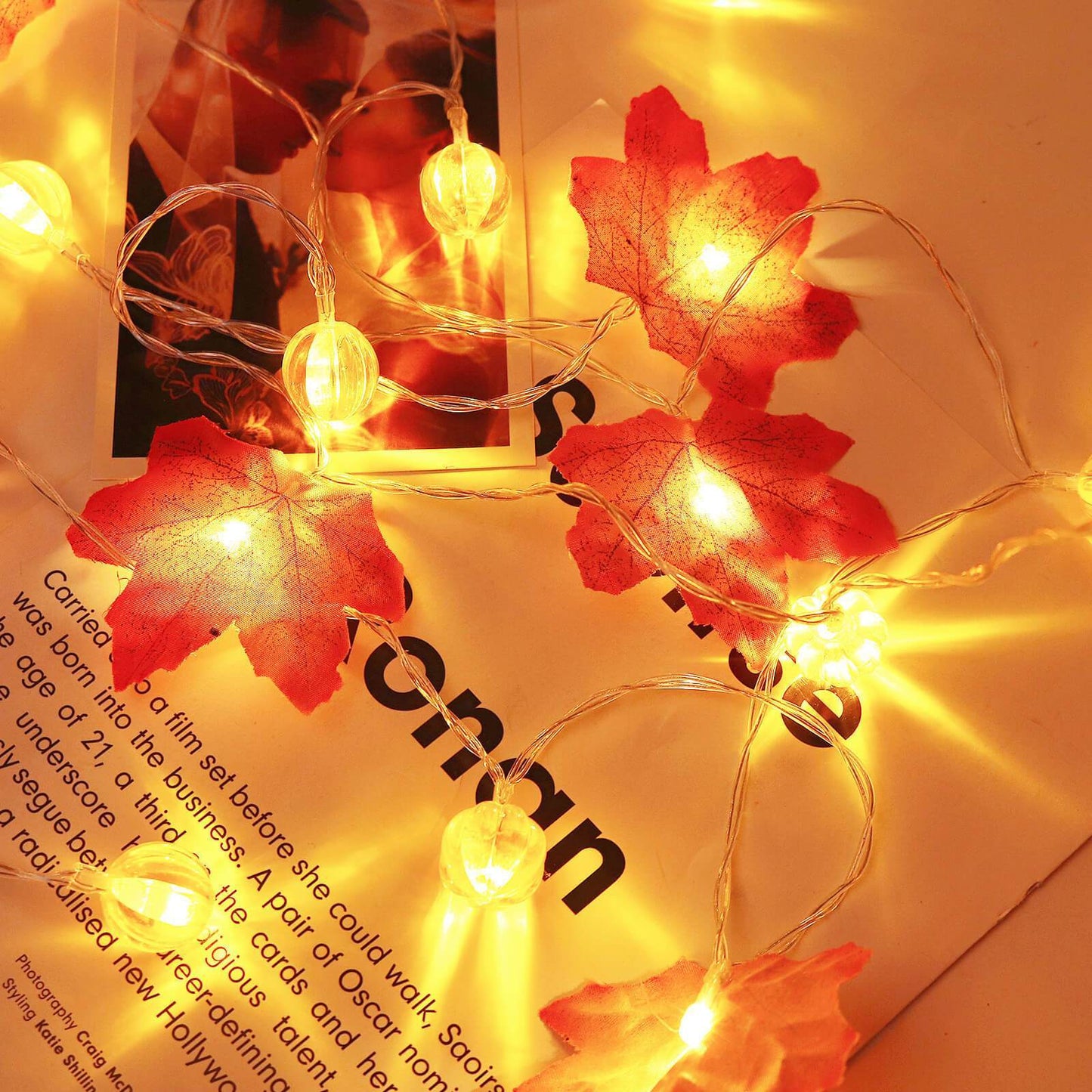 Halloween & Party LED String Light – Geel – 24 V