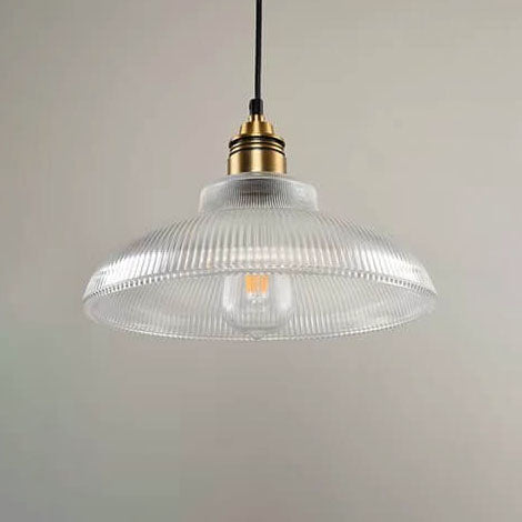 Moderne Glazen Hanglamp – Amber of Doorzichtig met Verstelbaar Snoer