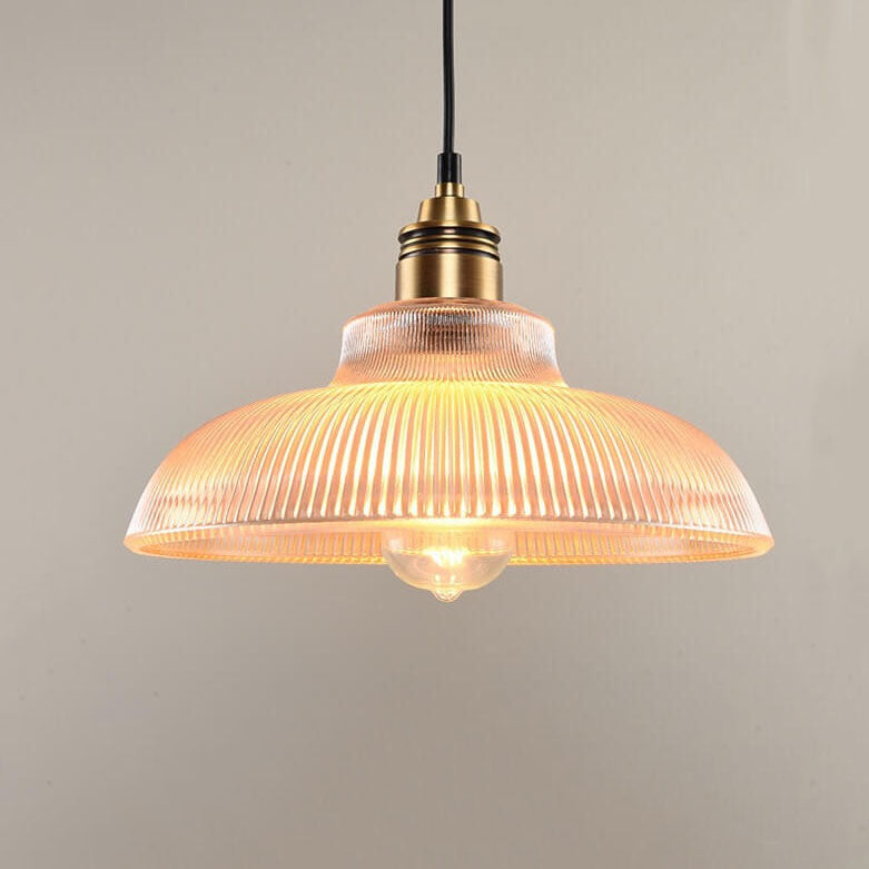 Moderne Glazen Hanglamp – Amber of Doorzichtig met Verstelbaar Snoer