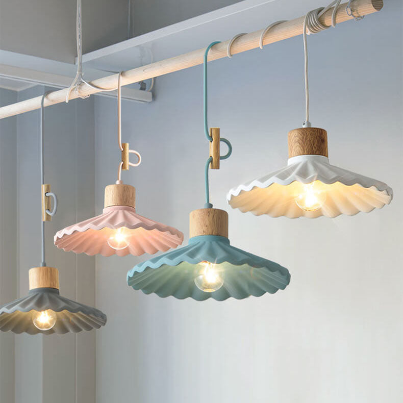 Kleurrijke Cementen Hanglamp – Moderne Stijl met Verstelbaar Snoer