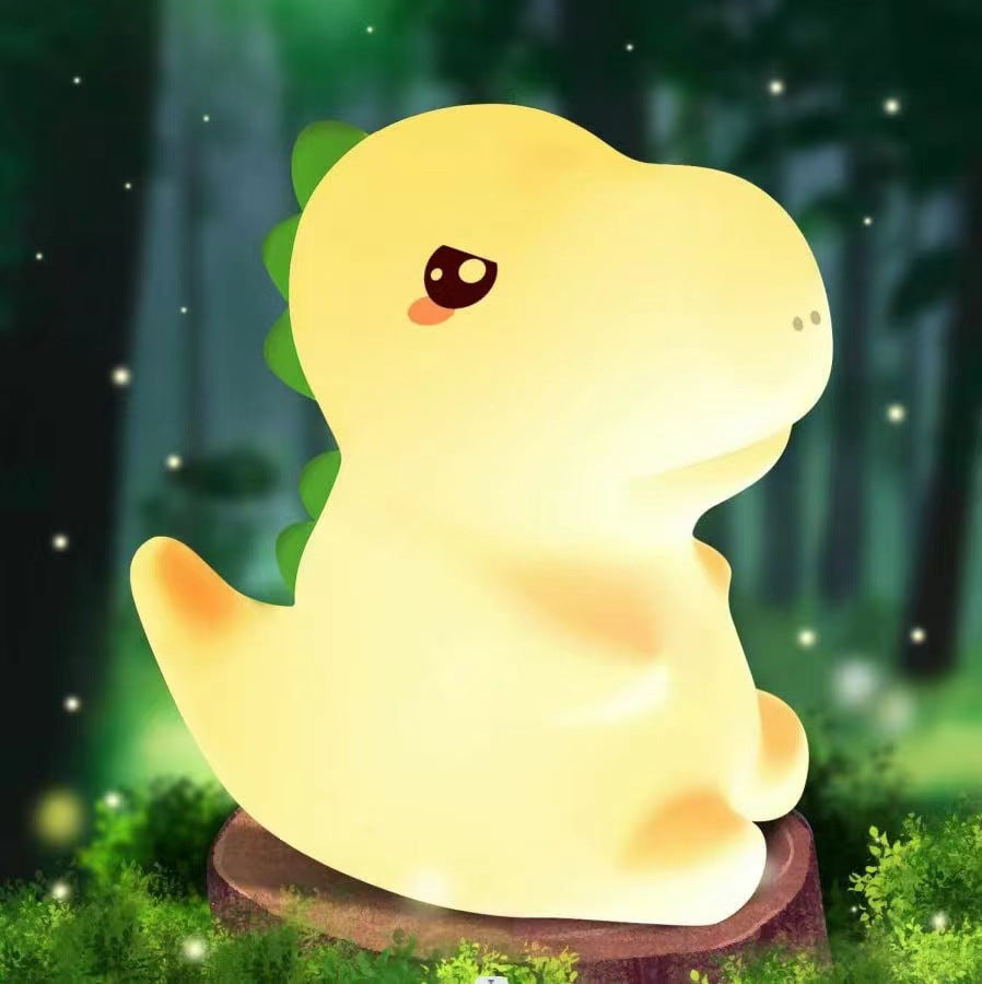 Lumio - Dinosaurus LED Nachtlamp van Siliconen