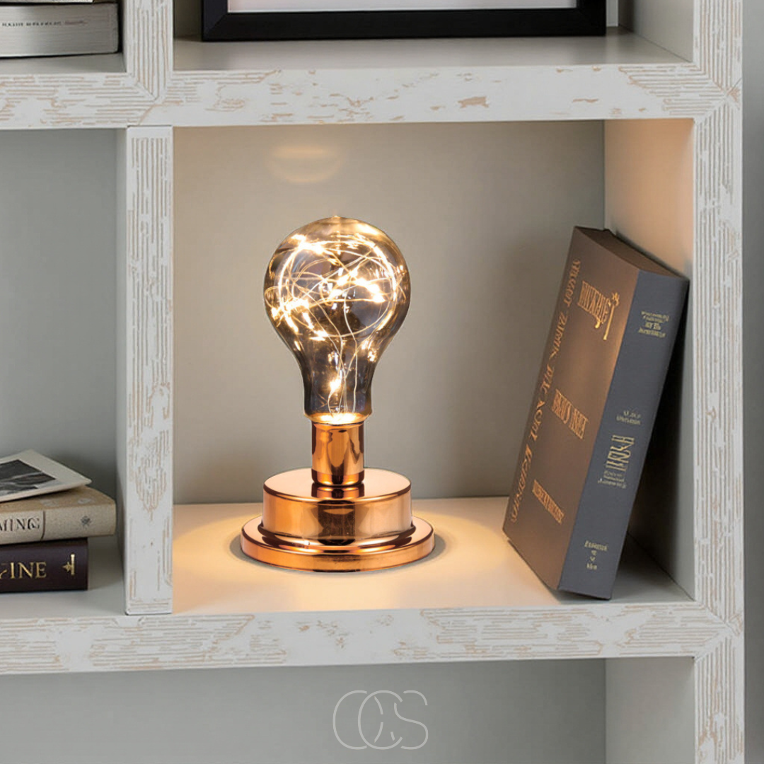 Alva – Tafellamp met Gloeilamp Design