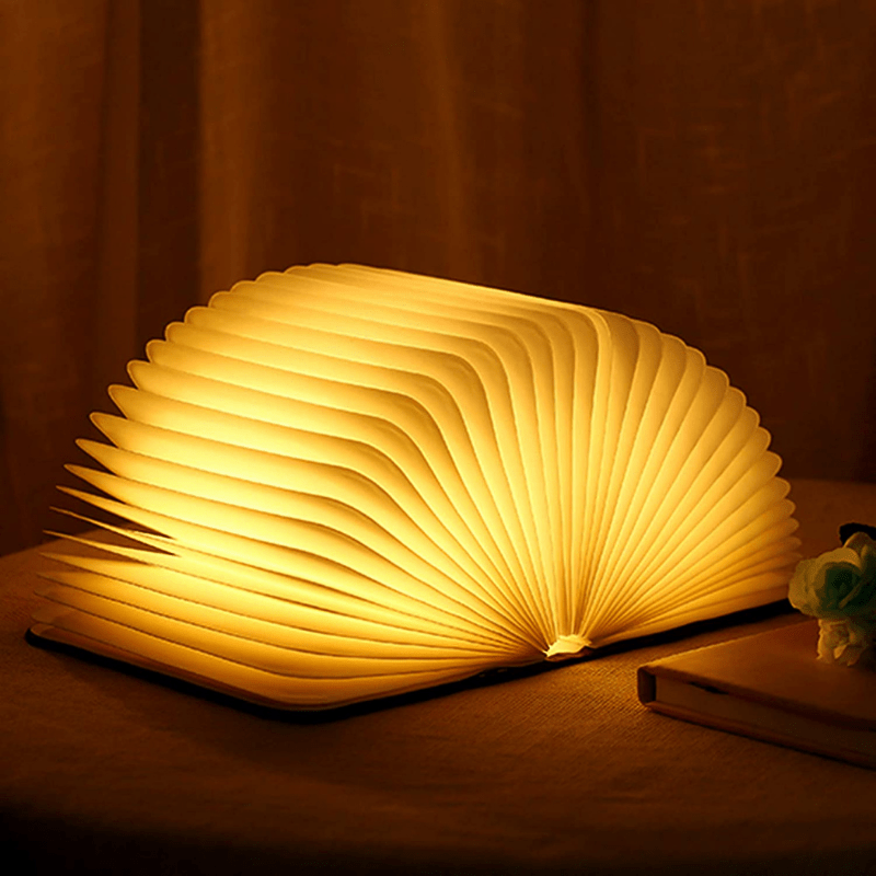 Booky – LED Oplaadbare Tafellamp in Boekvorm