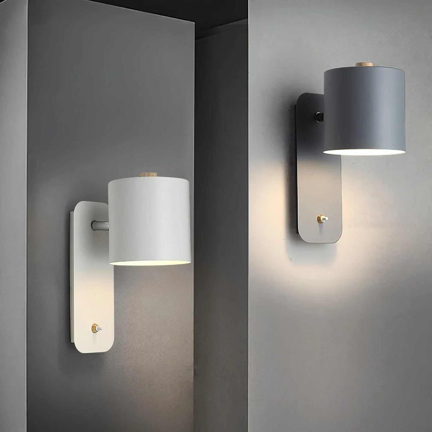 Lumio - Minimalistische Wandlamp met Stekker voor Flexibele Verlichting