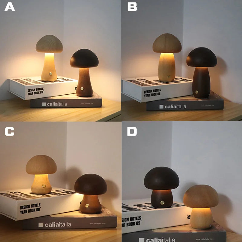 Gioia – Paddenstoel Nachtlamp met Touchbediening