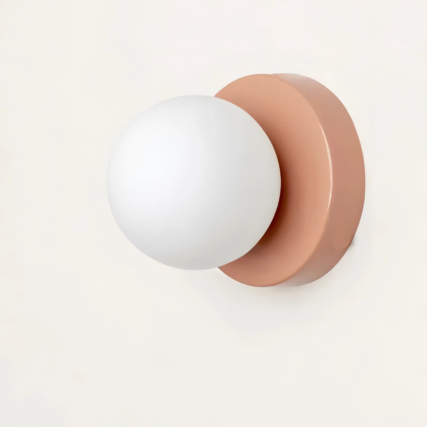 Nero - Minimalistische Scandinavische Wandlamp met Glazen Kap