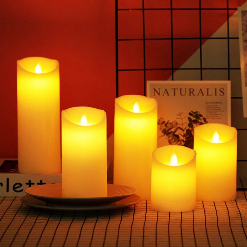 Autumn - Vuurloze Kaars met Sfeervolle Verlichting