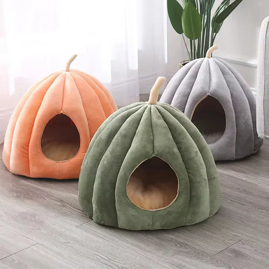 Knus Gesloten Kattenbed – Warm, Zacht & Ideaal voor de Winter
