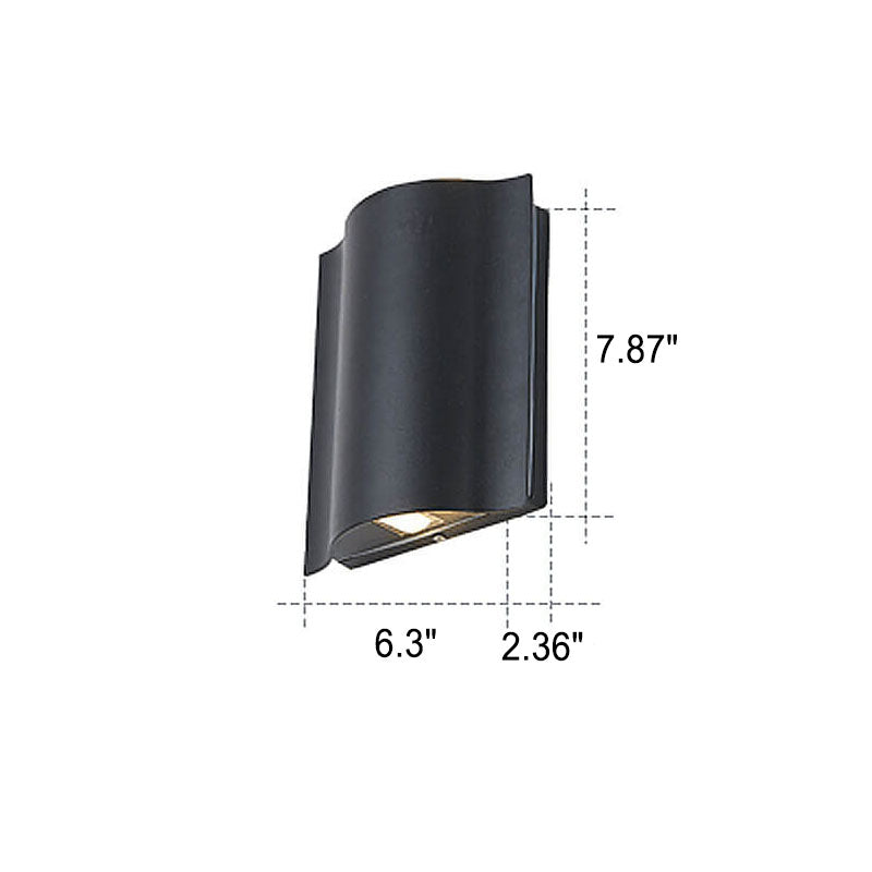 Moderne Minimalistische Aluminium Acryl Wandlamp – LED – 220V-240V (2/4/6 Lichtbronnen)