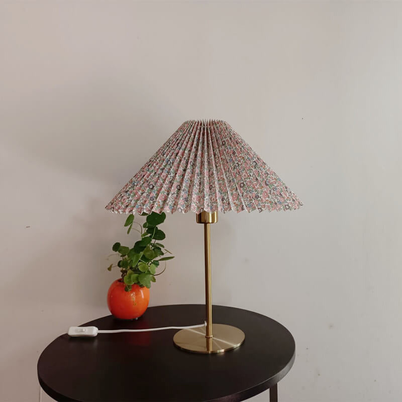 Moderne Tafellamp – Metaal & Stoffen Kap, 3-Kleur Licht, E26 Fitting