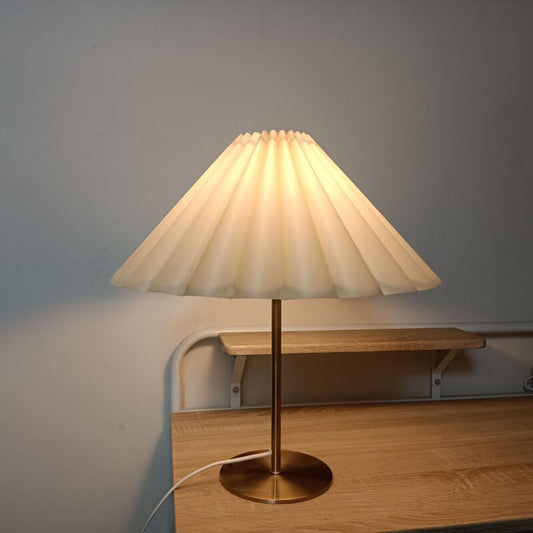 Moderne Tafellamp – Metaal & Stoffen Kap, 3-Kleur Licht, E26 Fitting