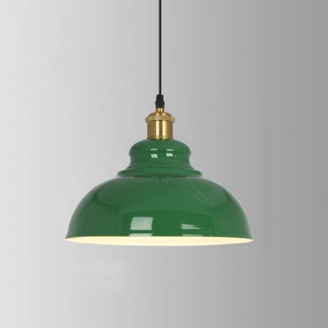 Industriële Groene Hanglamp – Meerdere Formaten