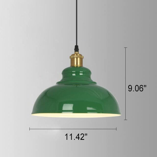 Industriële Groene Hanglamp – Meerdere Formaten