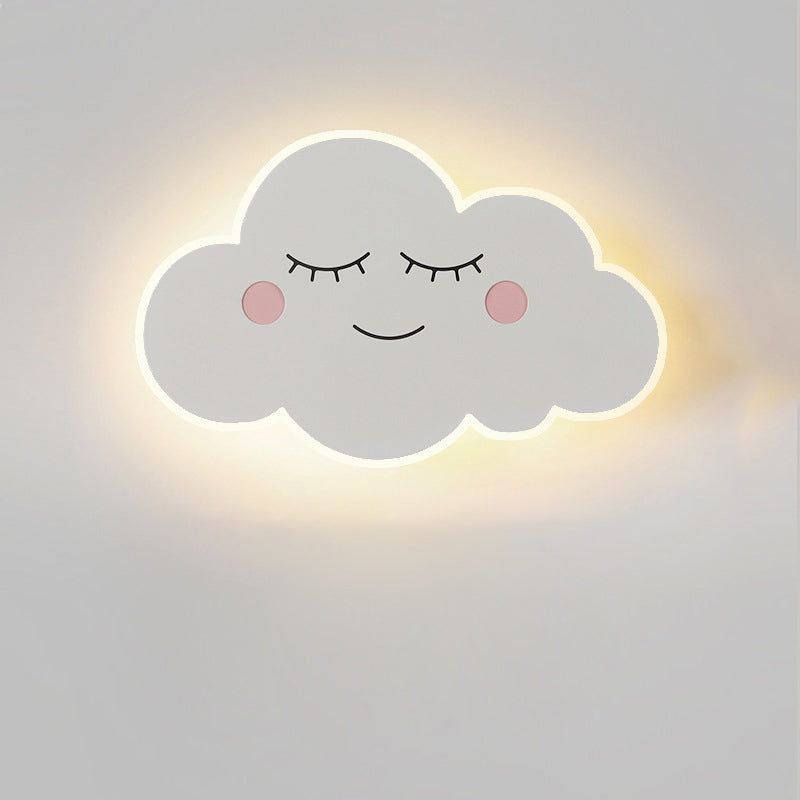 Creatieve Wandlamp met Wolkdesign – Wit/Roze/Blauw – LED 12W/15W