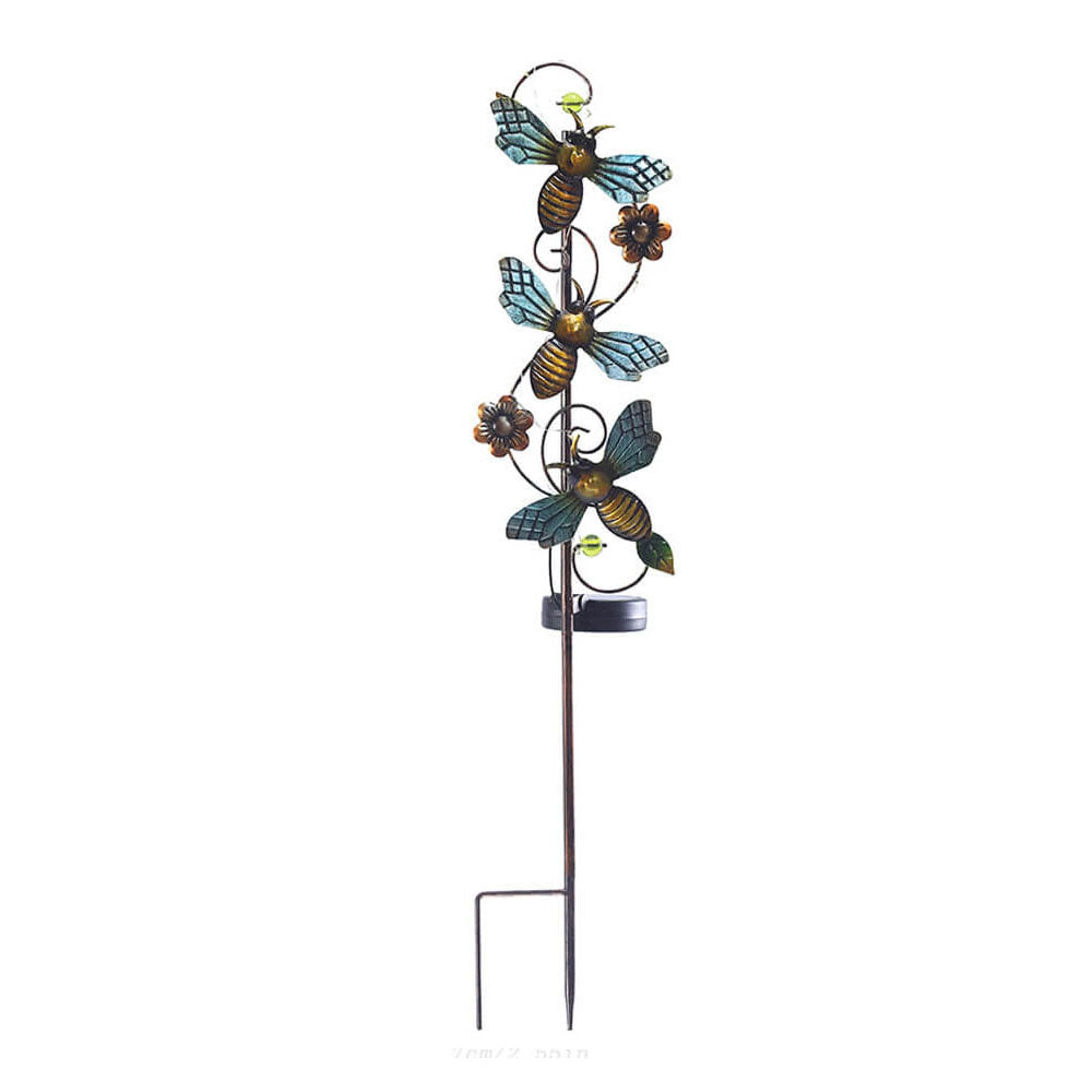 Kleurrijke Solar Buitenlamp – LED Tuinprikker, IP44 Waterdicht