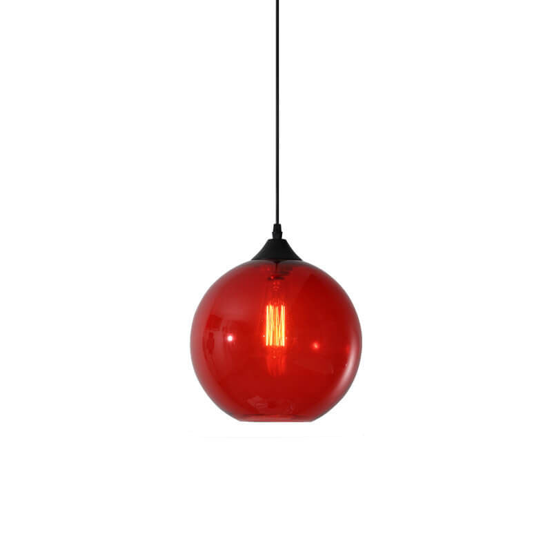 Moderne Glazen Hanglamp – Meerdere Kleuren met E26 Fitting