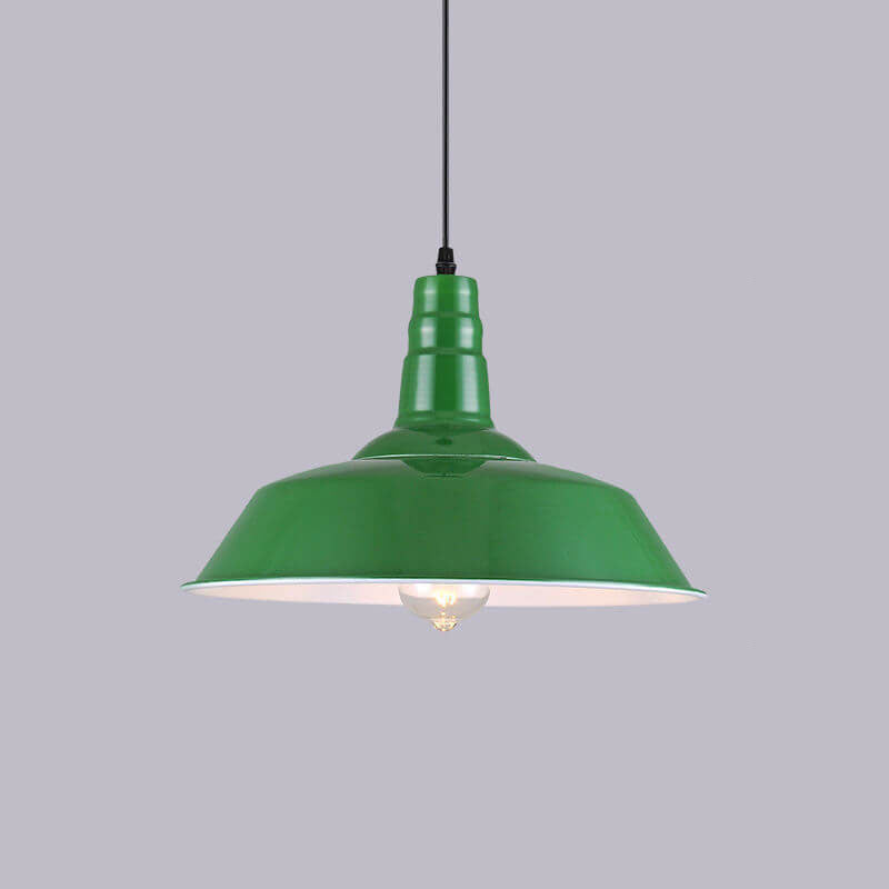 Industriële Groene Hanglamp – Meerdere Formaten