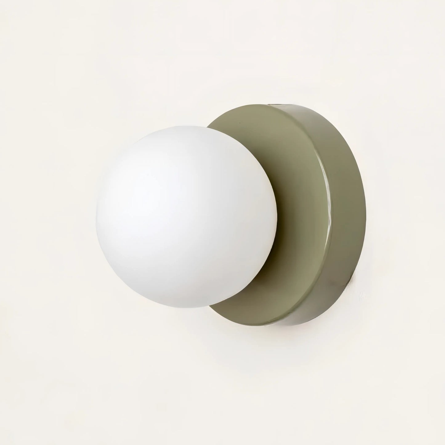 Nero - Minimalistische Scandinavische Wandlamp met Glazen Kap