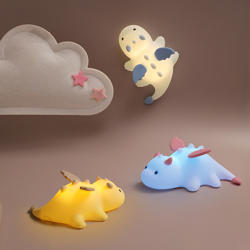 Lumio - Baby Draak Nachtlamp met LED en Tap-bediening