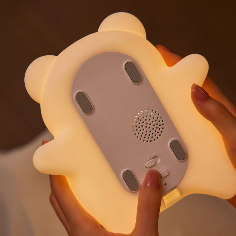 Lumio – Knuffelige IJsbeer Nachtlamp met Adem- en Snurkfunctie