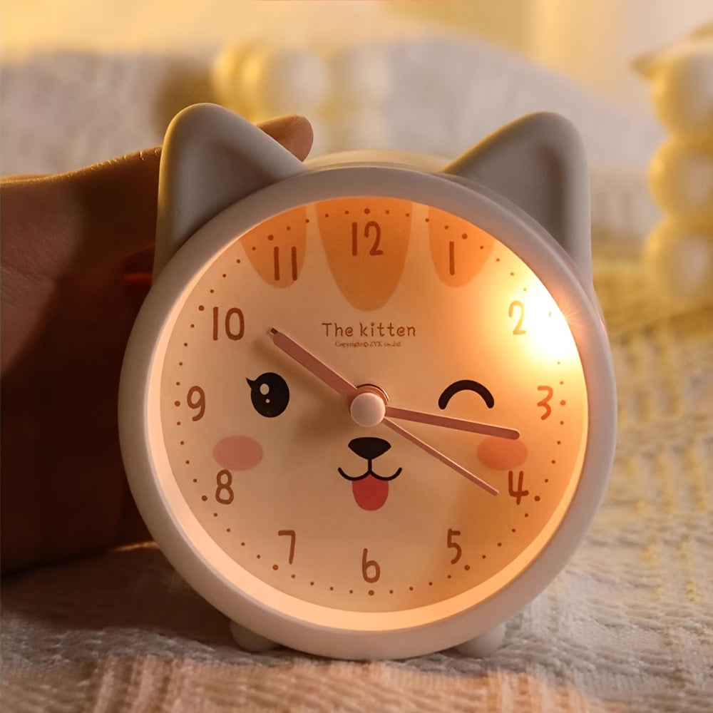 Kinder Wekker met Nachtlampje – Rust, Comfort en Schattig Design