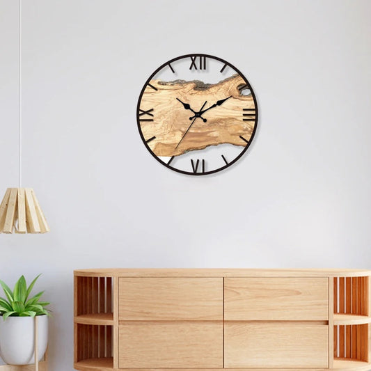 Scandinavische Transparante Wandklok – Tijdloze Elegantie voor Elk Interieur