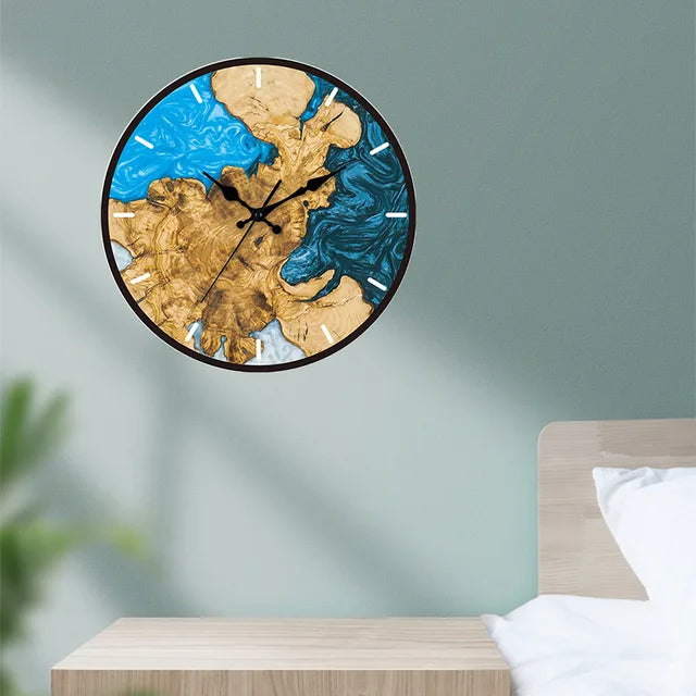 Scandinavische Transparante Wandklok – Tijdloze Elegantie voor Elk Interieur