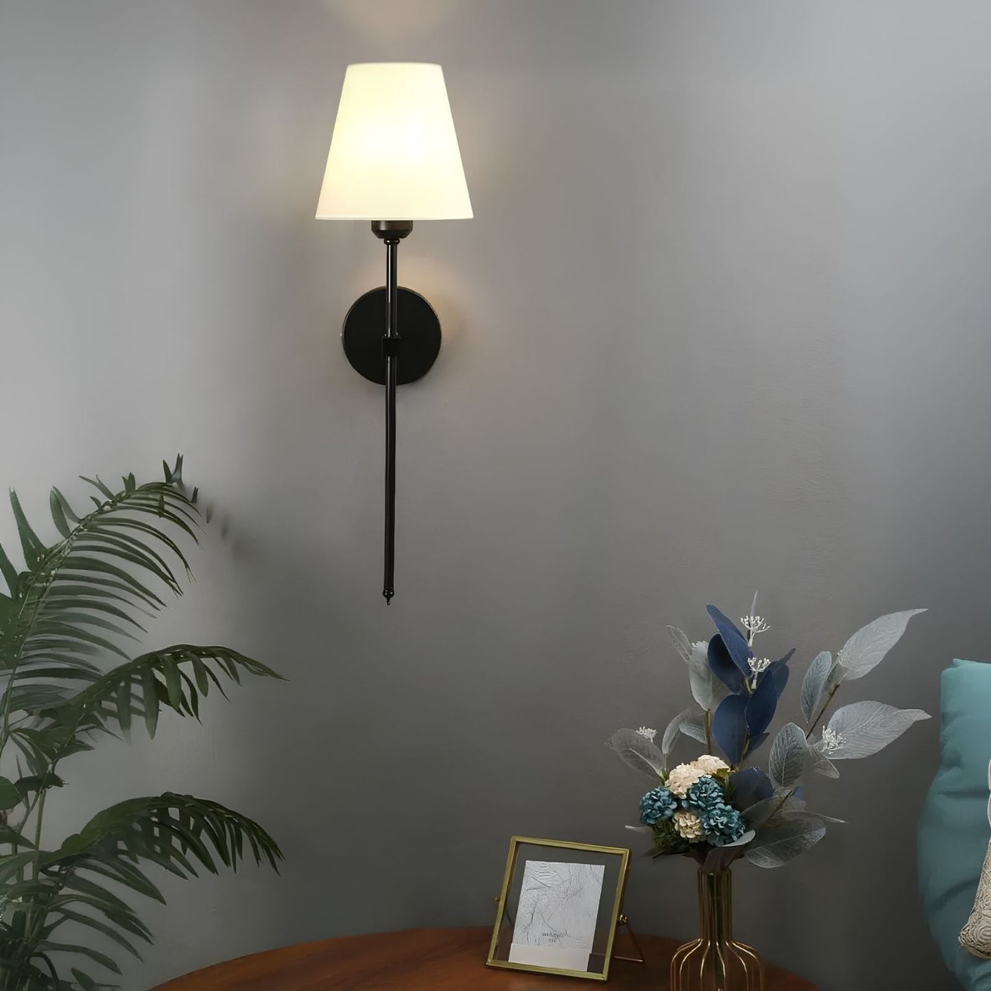 Lumio - Classic Elegante Wandlamp draadloos met vintage luxe & afstandsbediening
