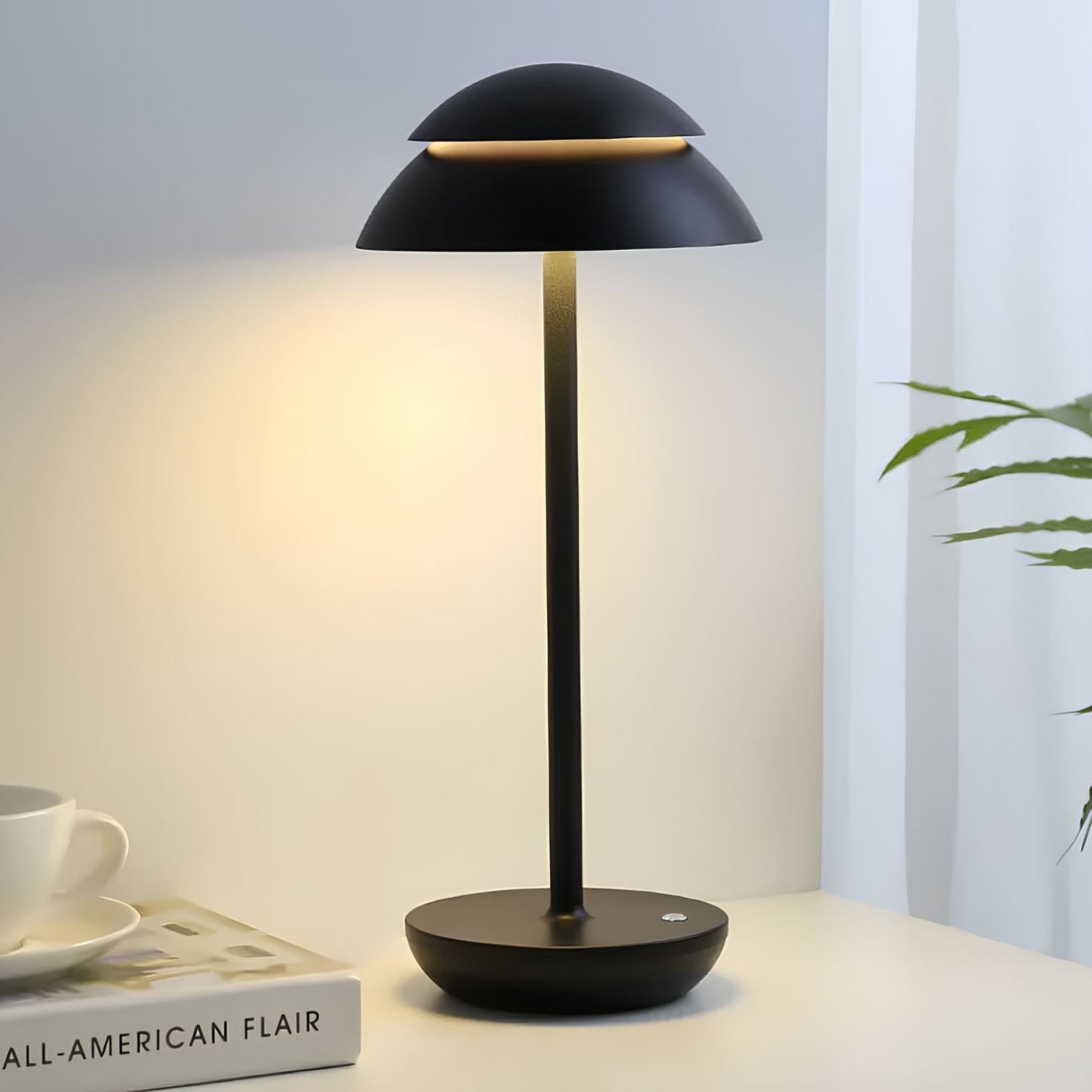 Lumio - Prestige draadloze aluminium tafellamp met dimfunctie