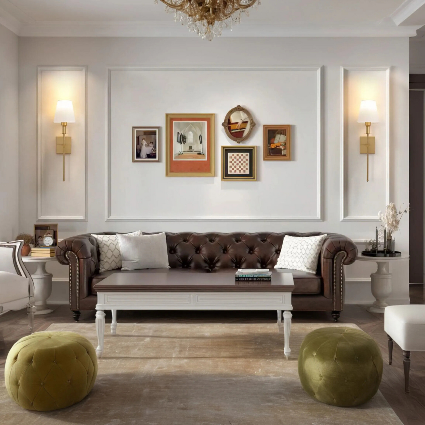 Lumio - Classic Elegante Wandlamp draadloos met vintage luxe & afstandsbediening