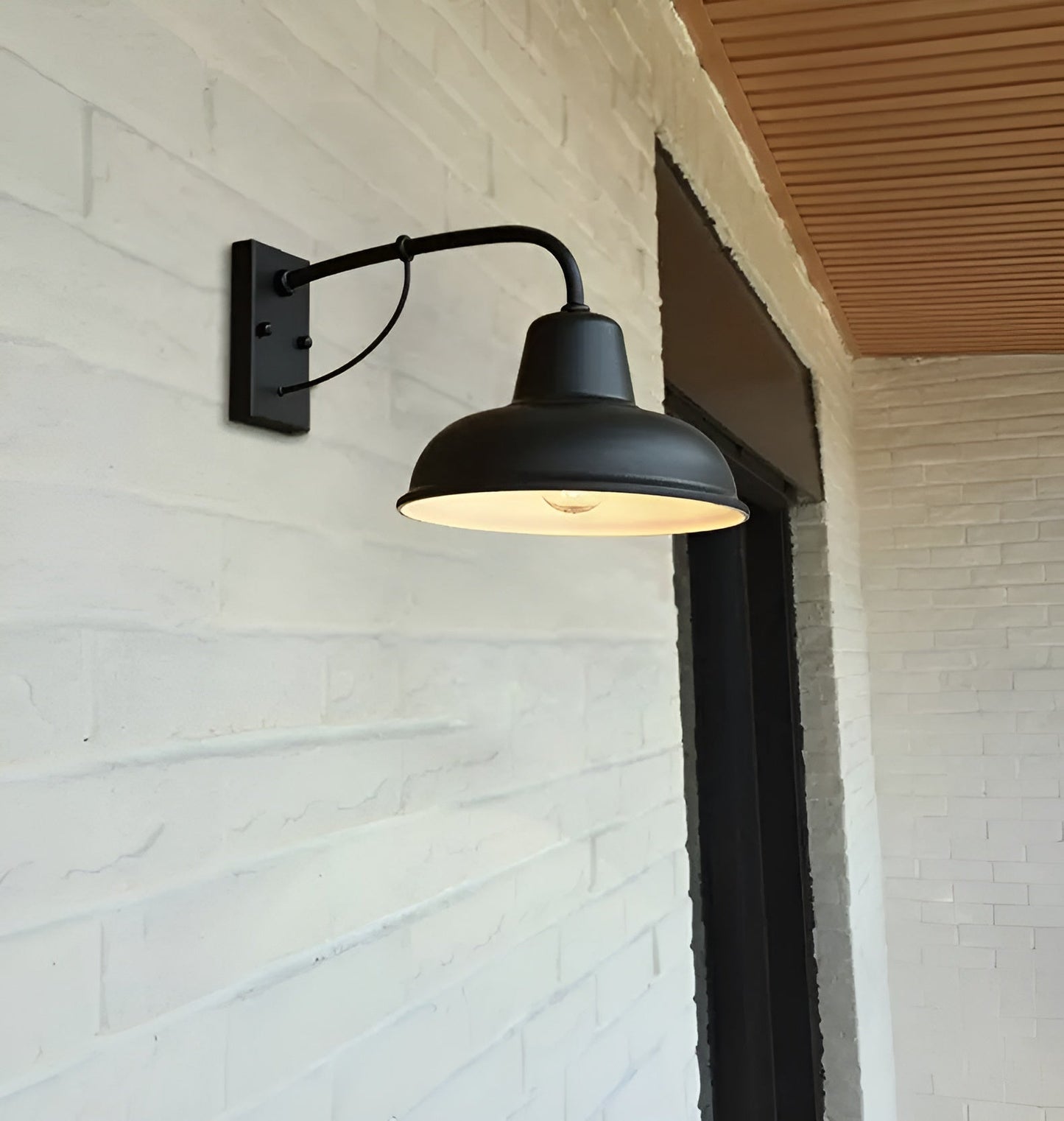 Lumio - Vintage industriële wandlamp van ijzer voor een traditionele sfeer
