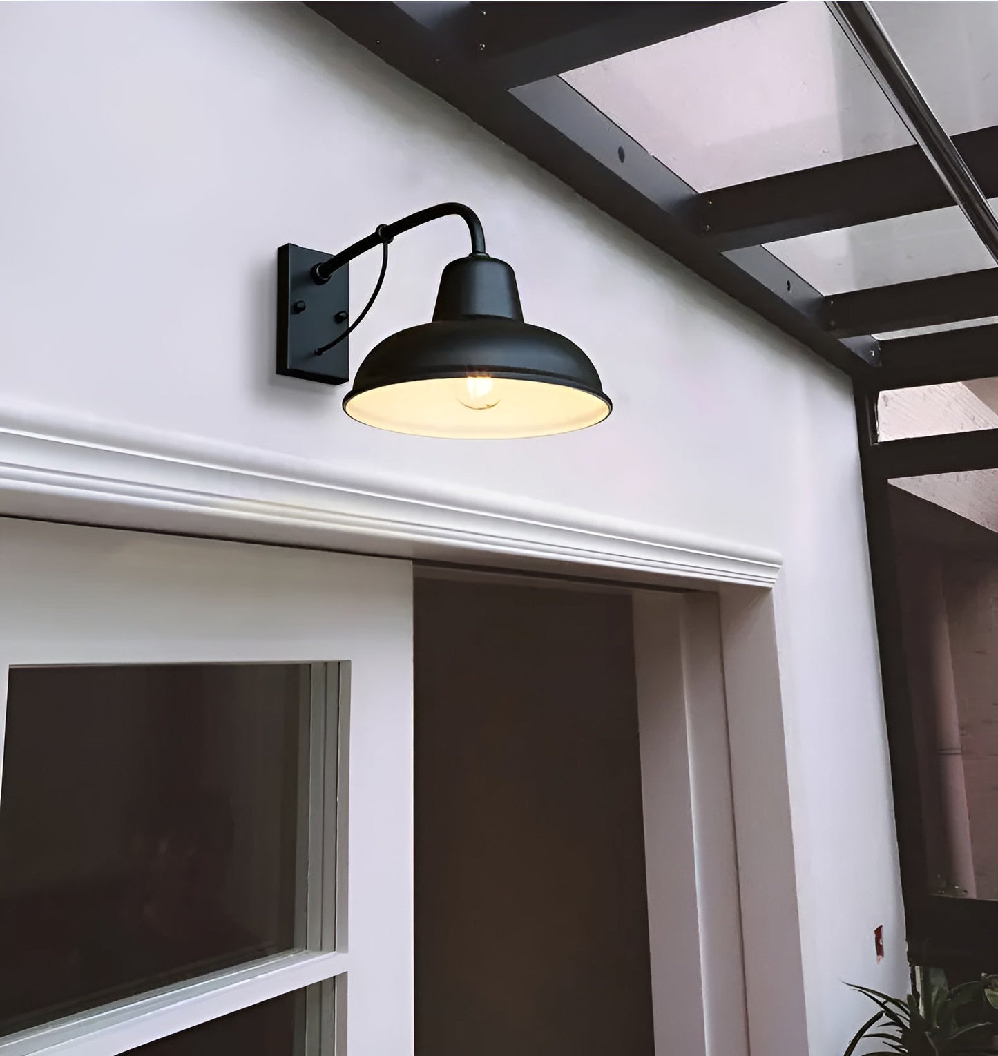 Lumio - Vintage industriële wandlamp van ijzer voor een traditionele sfeer