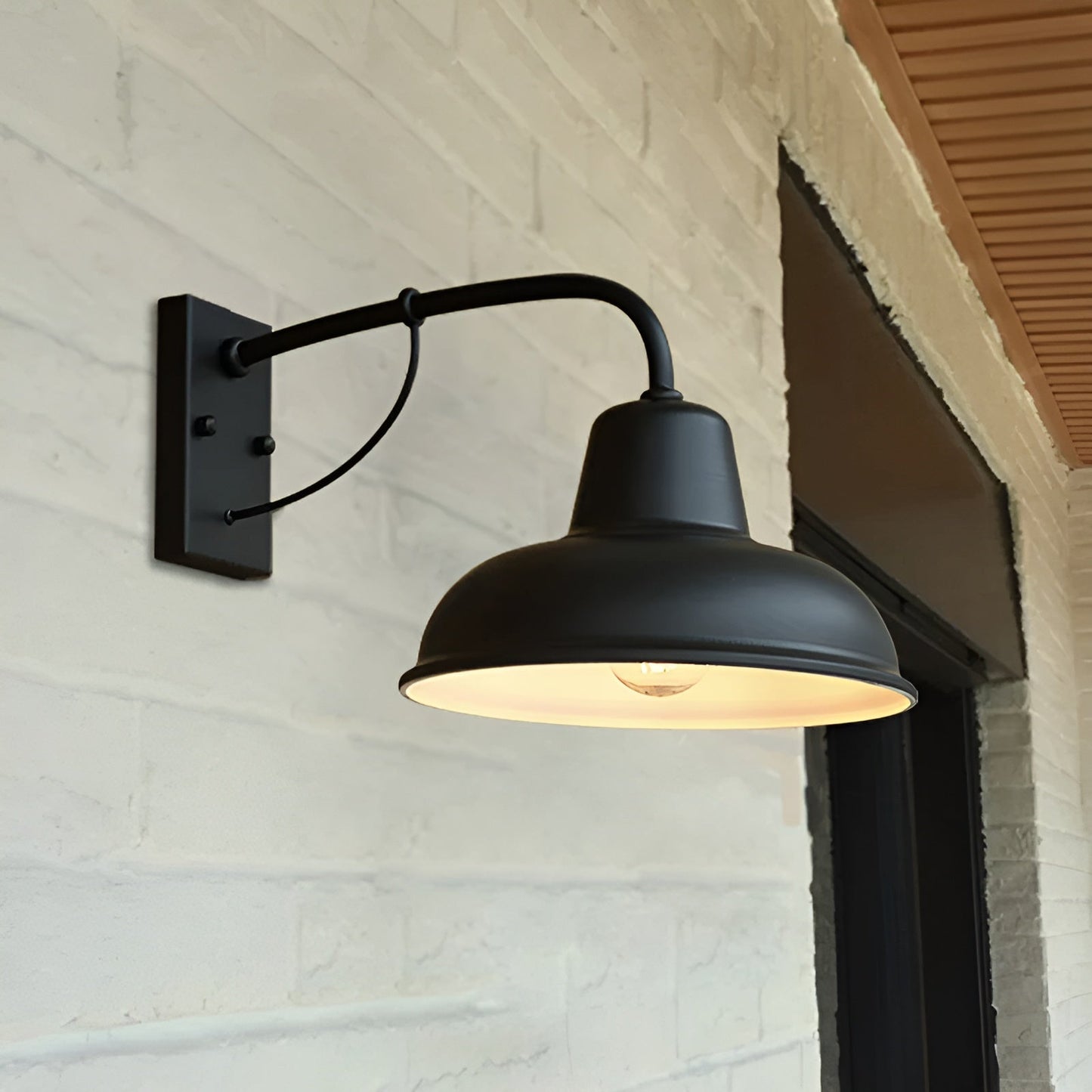 Lumio - Vintage industriële wandlamp van ijzer voor een traditionele sfeer