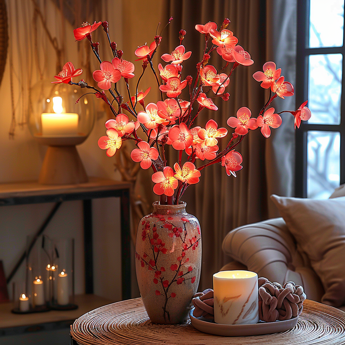 Olivia – Verstelbare LED Olijftakken met Warm Wit Licht