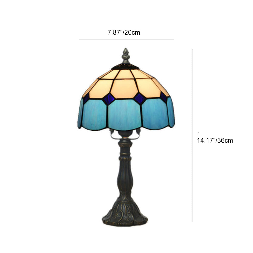 Designer Tafellamp – Handgemaakt Glas-in-Lood in Diverse Kleuren