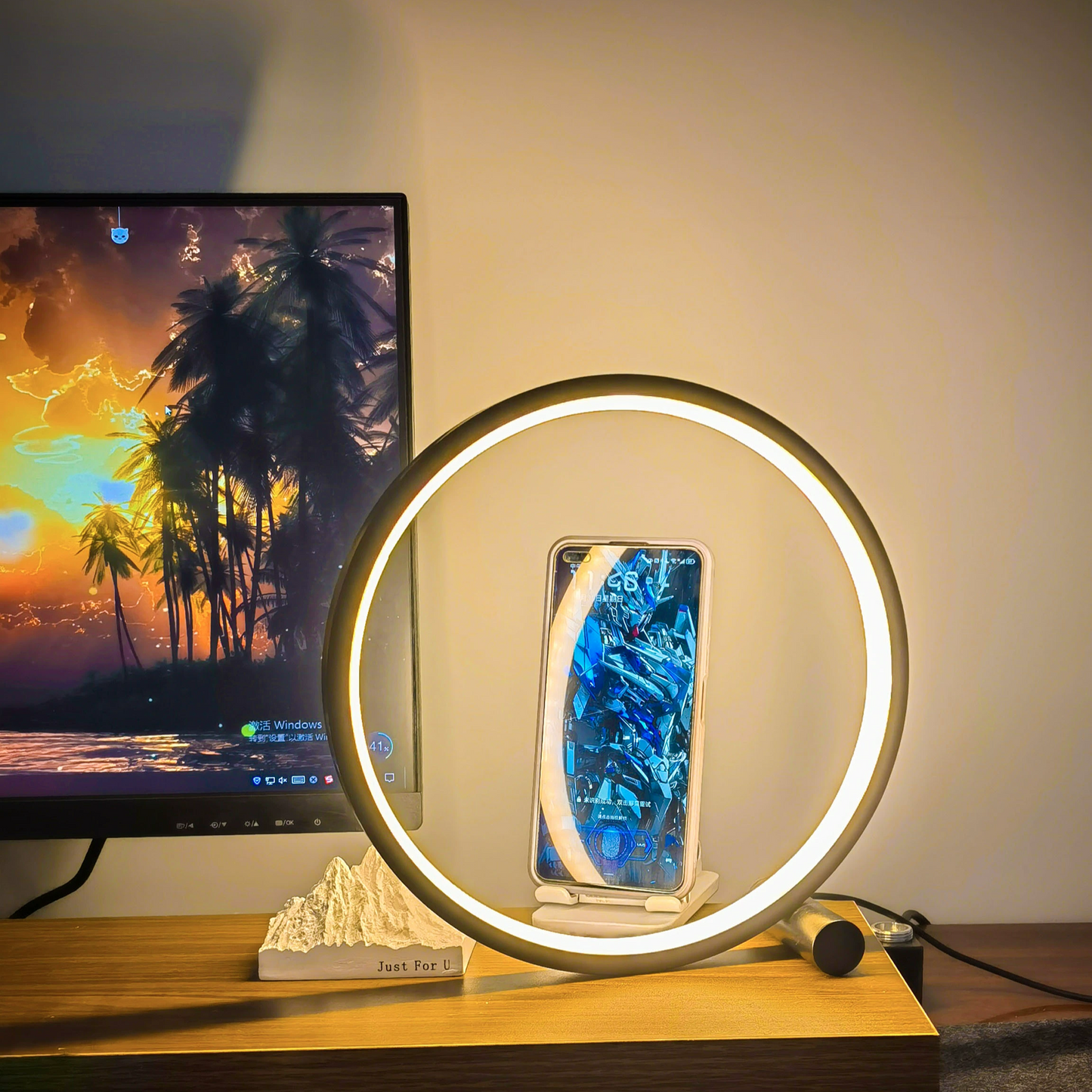 Lumio - Halo Nachtkastlamp met Minimalistisch & Scandinavisch Design