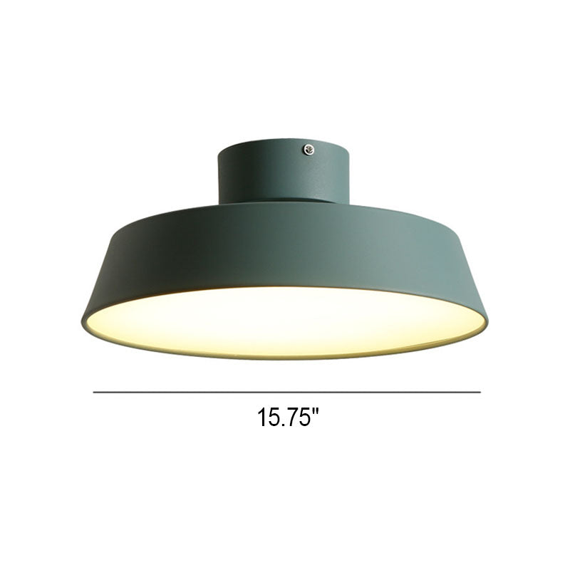Moderne Scandinavische LED Plafondlamp – Wit, Grijs of Groen, Twee Maten