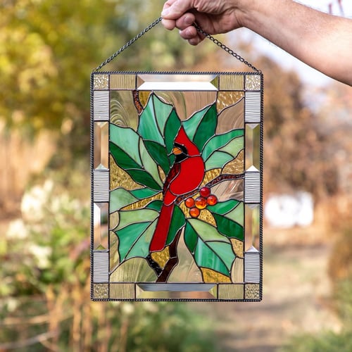 Lumio – Acryl Glas-in-lood Wanddecoratie met Kleurrijk Zonlicht Effect