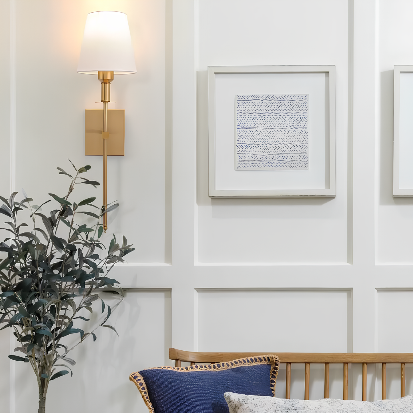 Lumio - Classic Elegante Wandlamp draadloos met vintage luxe & afstandsbediening