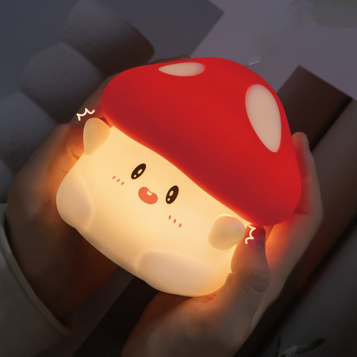 Lumio - Paddenstoel Nachtlamp LED Squishy
