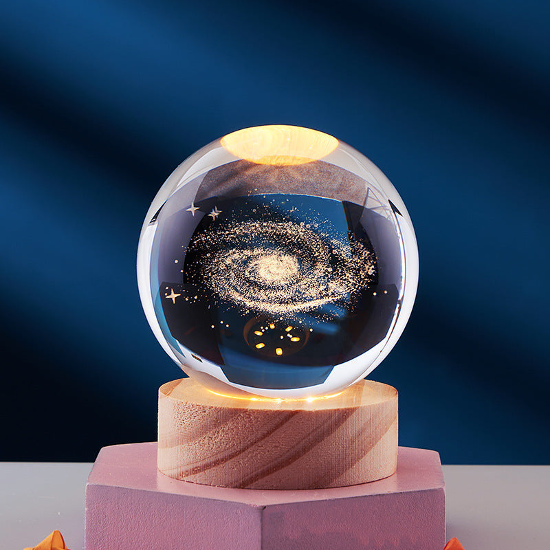 Spatio – Orb 3D Kristallen Nachtlamp