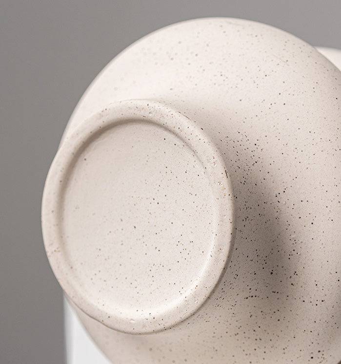 Lumio – Japandi Keramische Vaas Minimalistisch Design in Beige