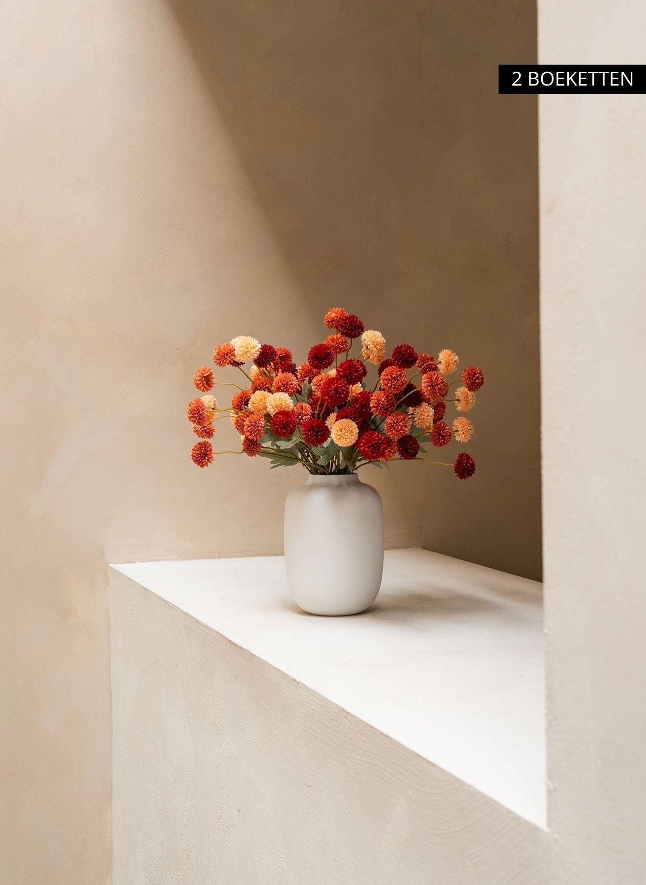 Lumio – Zijden Kunstbloemen (Chrysant, 10 Stelen)