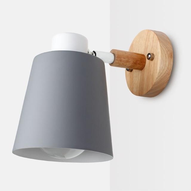 Lumio – Scandinavische Wandlamp van IJzer & Hout