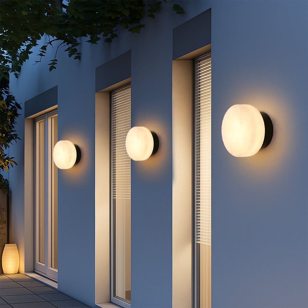 Lumio - Luxe Marmeren Wandlamp met Tijdloze Scandinavische LED Verlichting