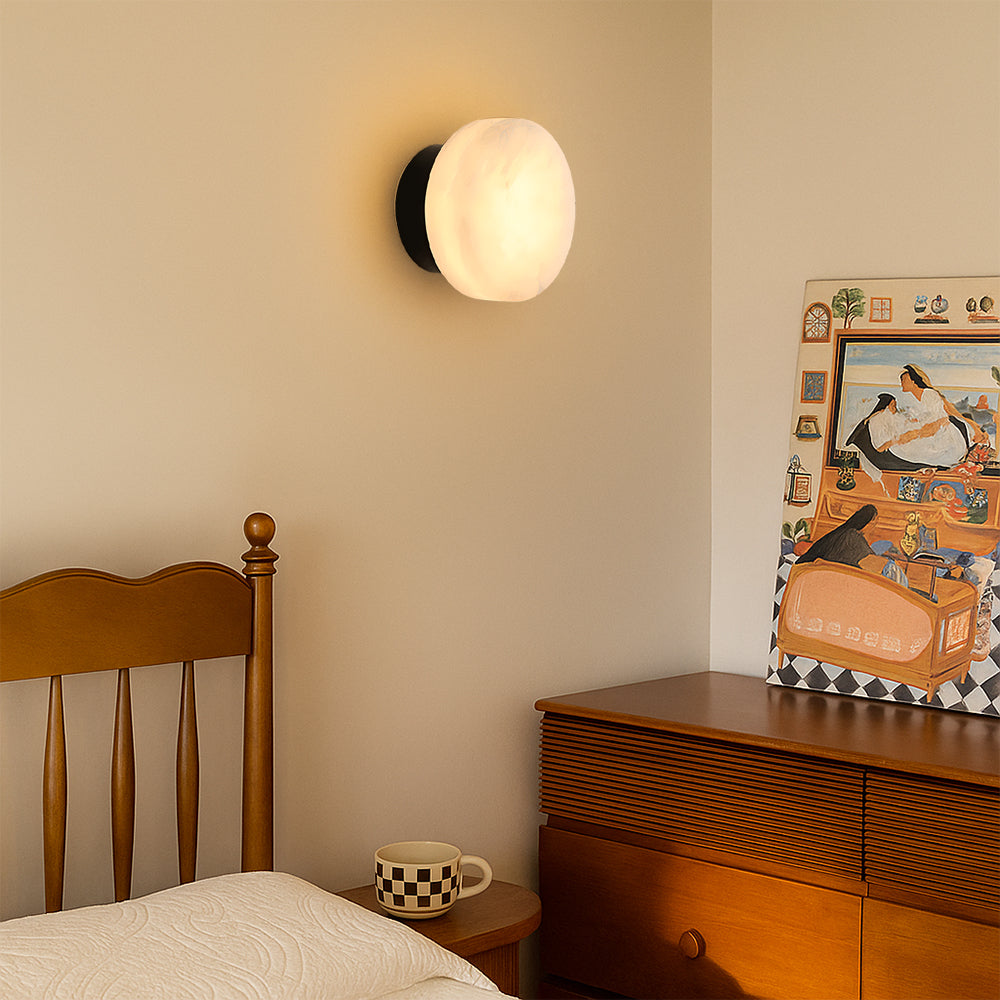 Lumio - Luxe Marmeren Wandlamp met Tijdloze Scandinavische LED Verlichting